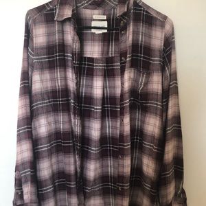 Ahh-mazingly soft purple and black flannel!